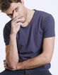 Tee-shirt L'Essentiel shadow à col V Homme-1