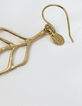 Boucles d'oreilles paon femme-4