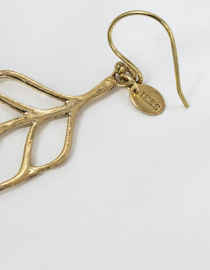 Boucles d'oreilles paon femme-4
