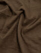 Herrenpullover, khaki, Biowolle, Feinstrick, Tunikakragen-6