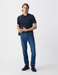 Indigoblaue SLIM-Herrenjeans-1