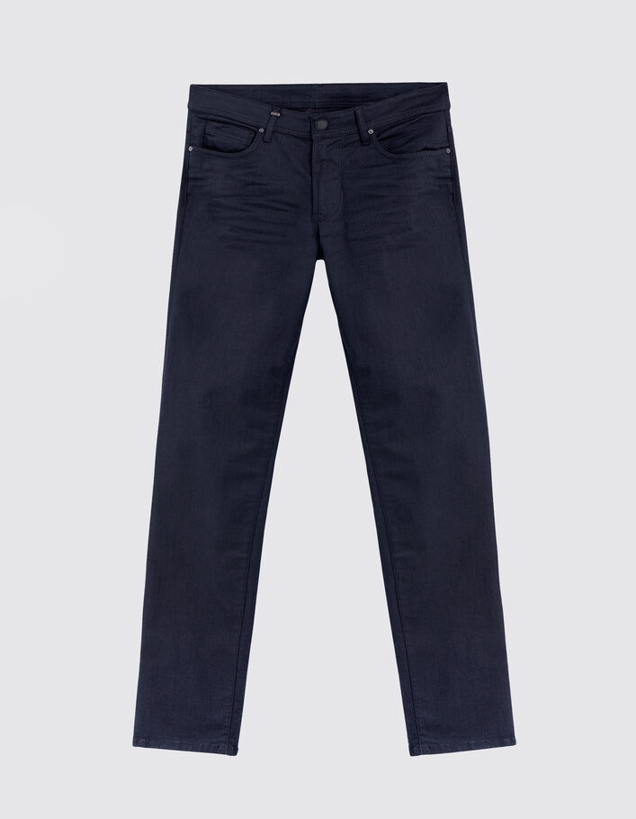 Men's SLIM-fit navy jeans-7