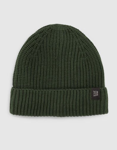 Boys’ bronze rib knit beanie  - IKKS