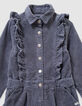 Girls’ blue corduroy jumpsuit-5