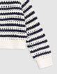 Jersey marinera algodón punto calado niña-7
