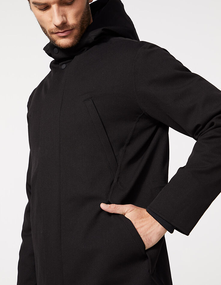 Men’s black, gold padded interior Urban Lab parka-5 Men’s black, gold padded interior Urban Lab parka-5