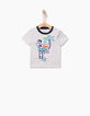 Camiseta gris The IKKS Pool Party bebé niño -1