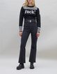 Women's black IKKS x DUVILLARD ski pants-1