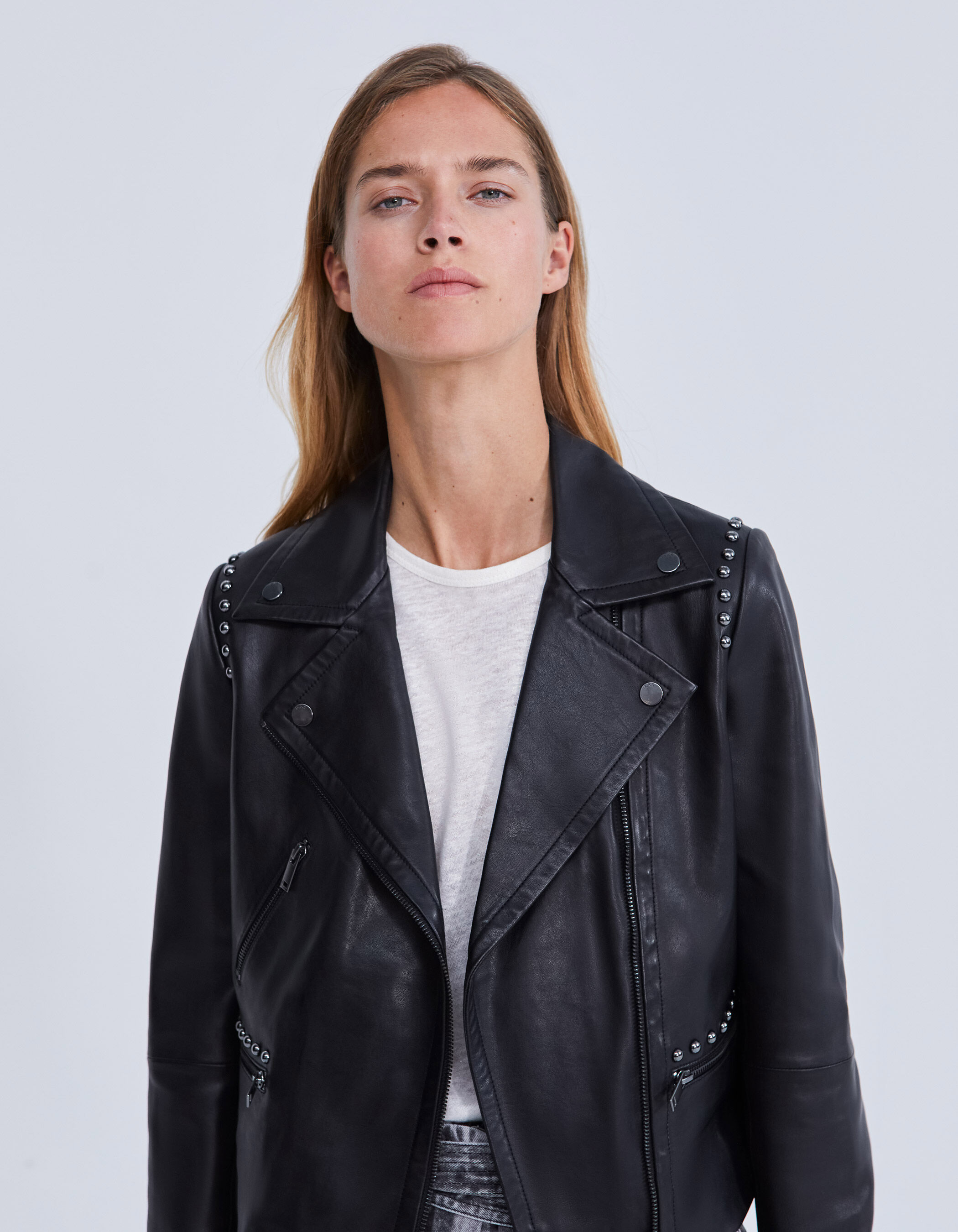 Cazadora sales negra mujer