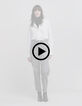Dameshemd met strass-steentjes, all-over wit-8