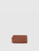 Cartera 1440 COMPAGNON NOISETTE acolchado espiga mujer-1