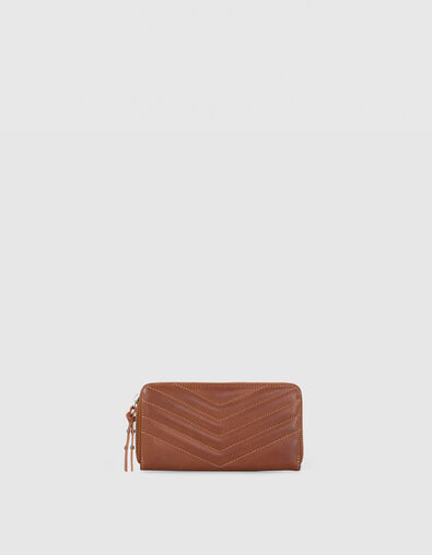 Cartera 1440 COMPAGNON NOISETTE acolchado espiga mujer - IKKS