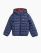 Anorak fino navy Essentiel reciclado niño -1