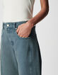 Jean balloon bleu Femme-6
