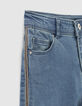 Vintage blue jeans met zijstroken meisjes-2