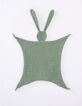 Doudou lapin vert coton biologique GABRIELLE PARIS-3