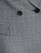 Women's black Prince of Wales lurex suit jacket-8