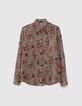Women’s ecru recycled paisley leopard print shirt-6