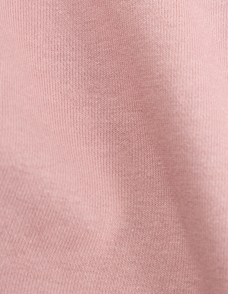 Sweat rose maxi œil-soleil et dessins pailletés fille-9