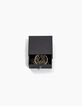 Collier sautoir antik gold anneau et franges perlées femme-5