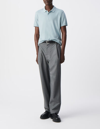 Men&rsquo;s horizon cotton modal polo shirt - IKKS