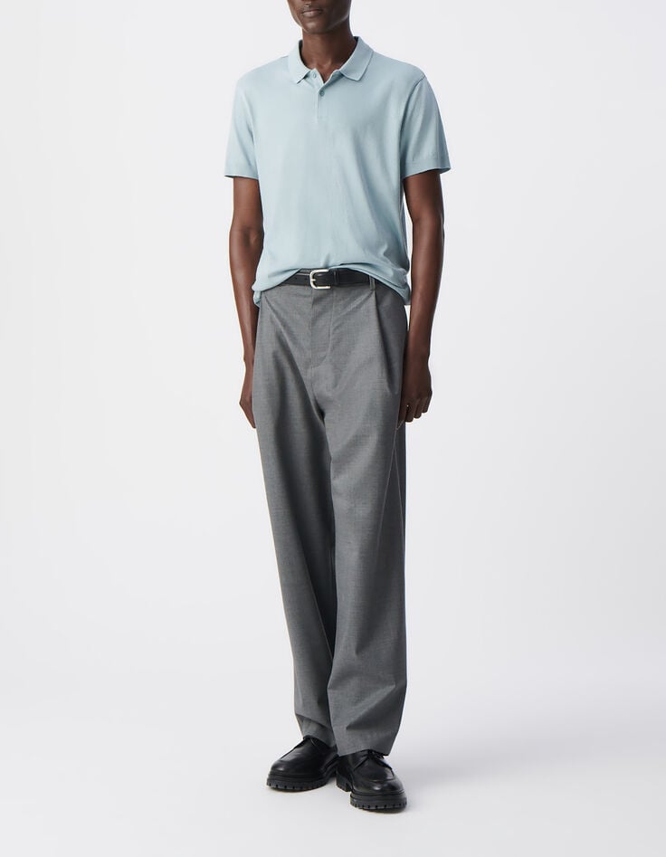 Men&rsquo;s horizon cotton modal polo shirt-1