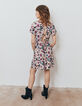 Damenkorsettkleid aus Ecovero&reg;-Viskose mit Tropenprint-2