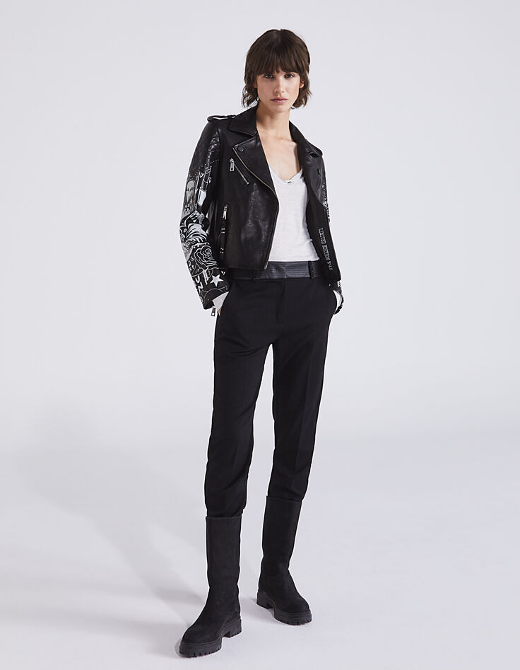Damen Lederjacke 1440 Leather Story Tag Jisbar-8