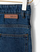 Girls' medium blue mom jeans-6