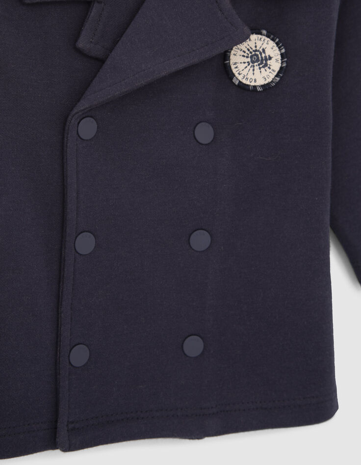Marine vest in vorm schippersjas babyjongens-5