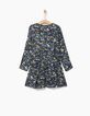 Robe à manches longues imprimé camouflage fille-4