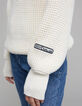 Women&rsquo;s ecru knit Rock badge IKKS x DUVILLARD sweater-7