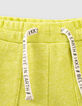 Yuzugelbe Sweatbermudas für Babyjungen -2