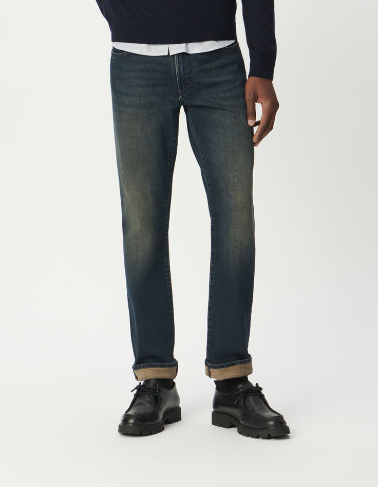 Men’s navy Bruce slim jeans-3 Men’s navy Bruce slim jeans-3