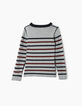 Jersey reversible navy Club Electro y gris rayas niño -4