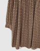 Robe camel imprim&eacute; petites fleurs fille-4