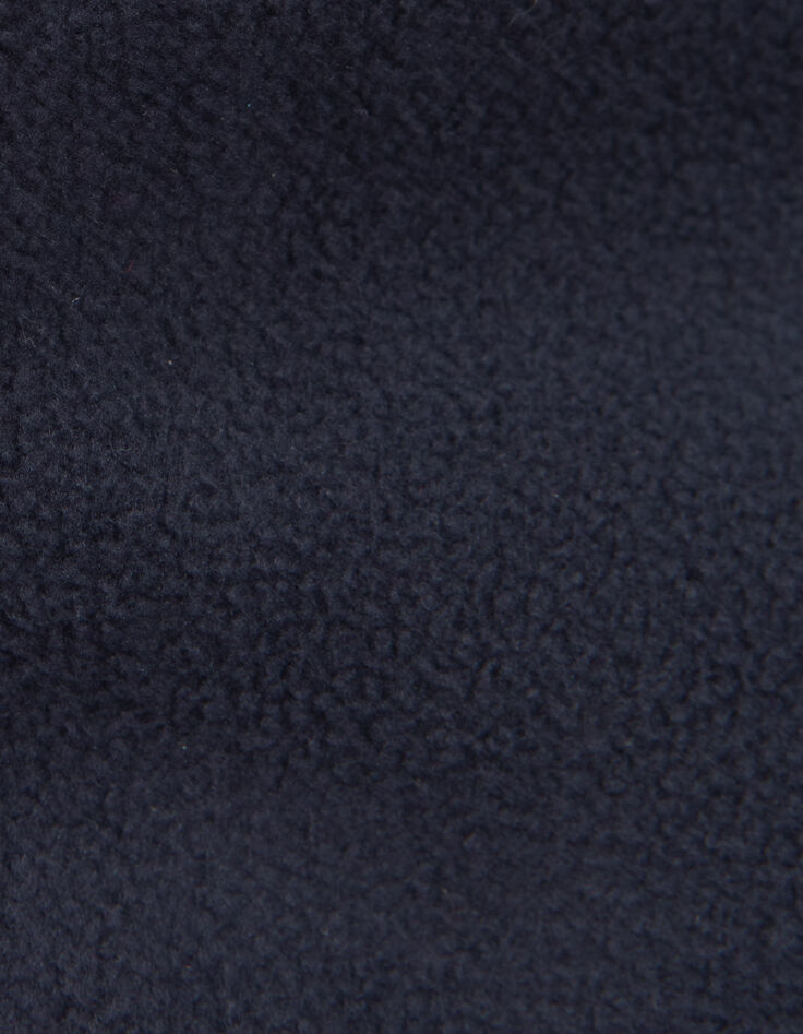 Baby boys’ navy fleece hooded cardigan-7