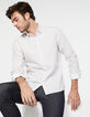 Camisa SLIM blanca estampado letras NYC Hombre-1