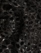 Robe courte noire dentelle brodée sequins Femme-5