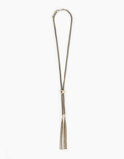 Sautoir perle dorée femme - IKKS