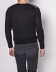 Pull col V homme-3