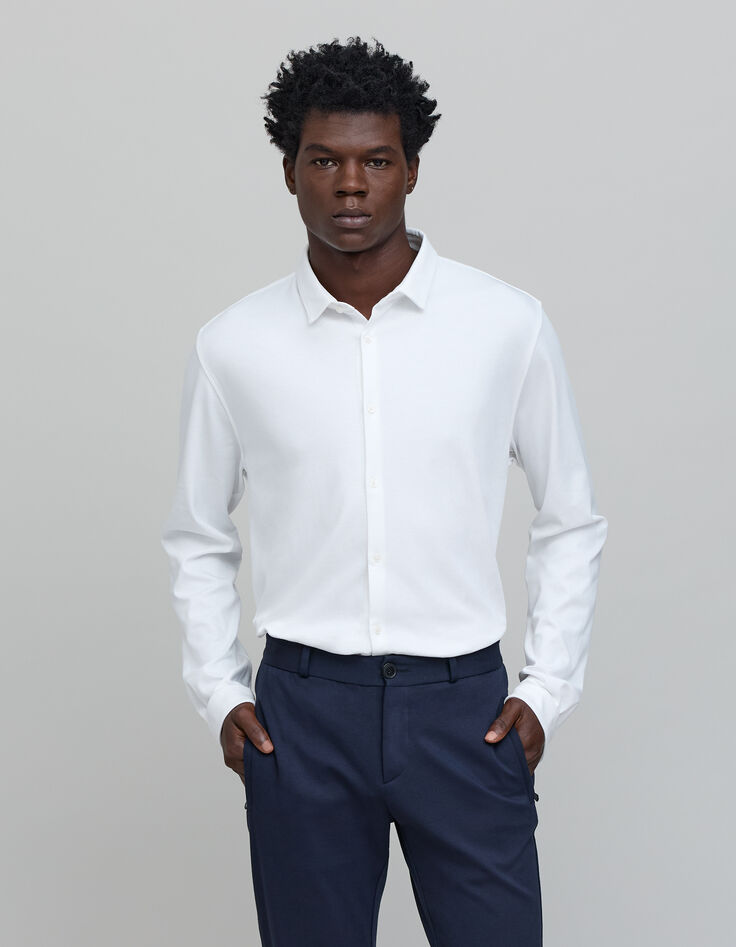 Chemise EASY blanche ABSOLUTE DRY en maille Homme-6