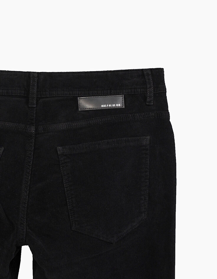 Pantalón SLIM negro de pana fina Hombre-3