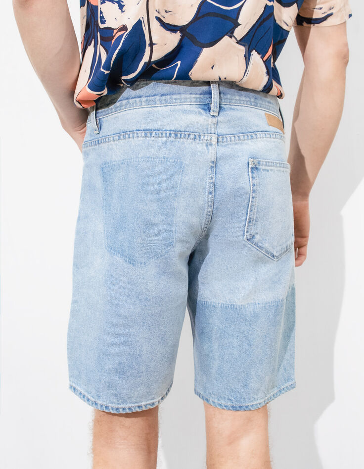 Herren-Jeans-Bermudas aus Bio-Baumwolle-2