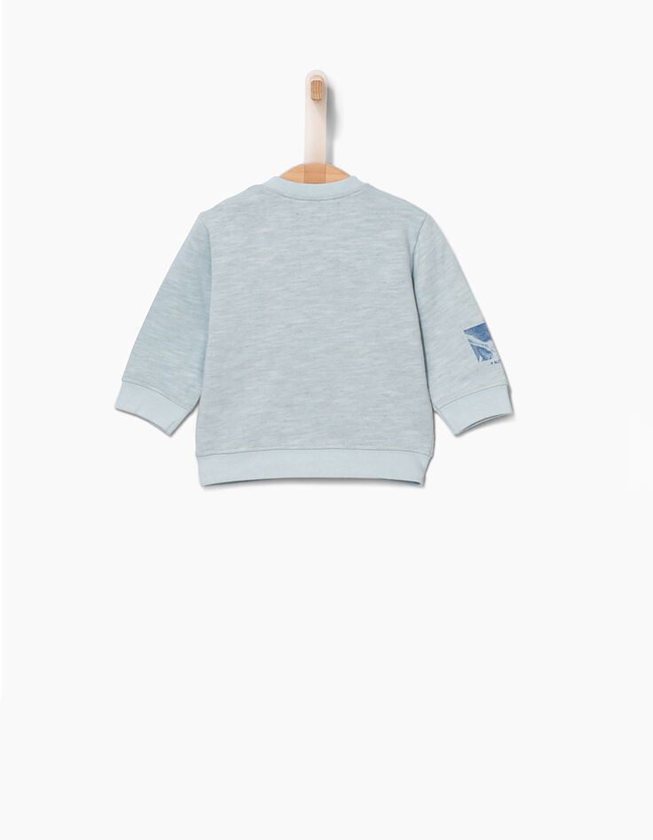 Blauer Sweater mit Festival-Motiv für Babyjungen -3