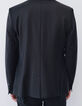 Marineblaues, waschbares Herrensakko aus Flanell-3