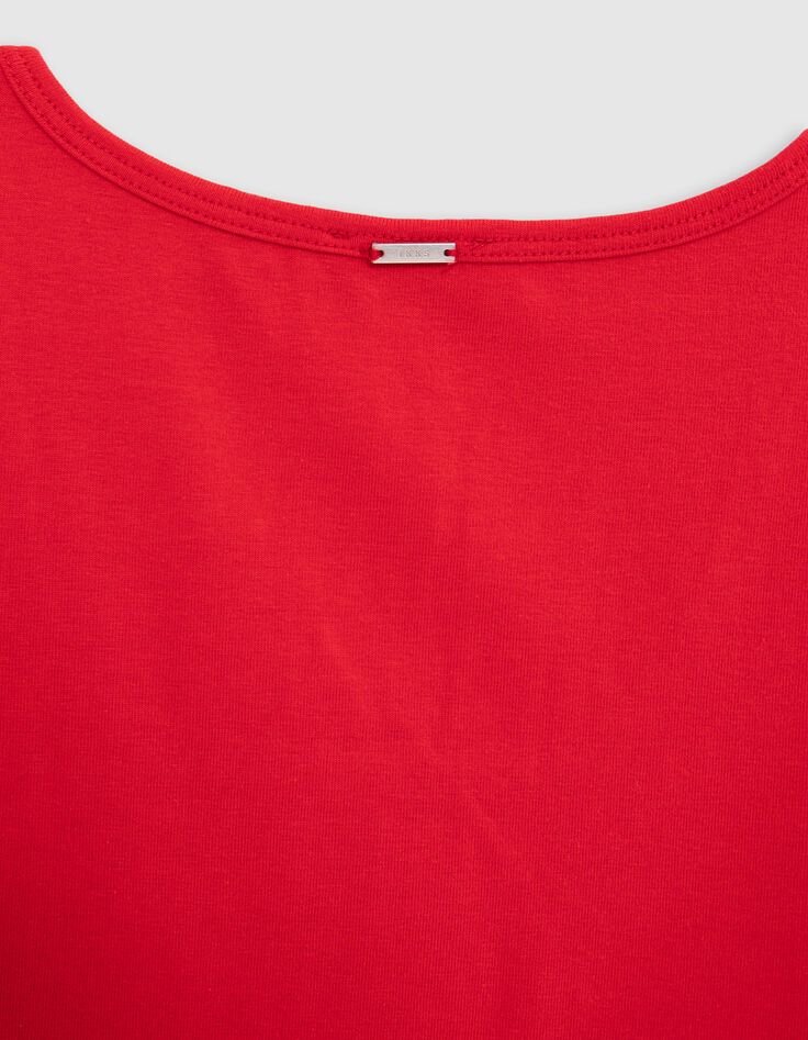 Rood T-shirt voor meisjes-5