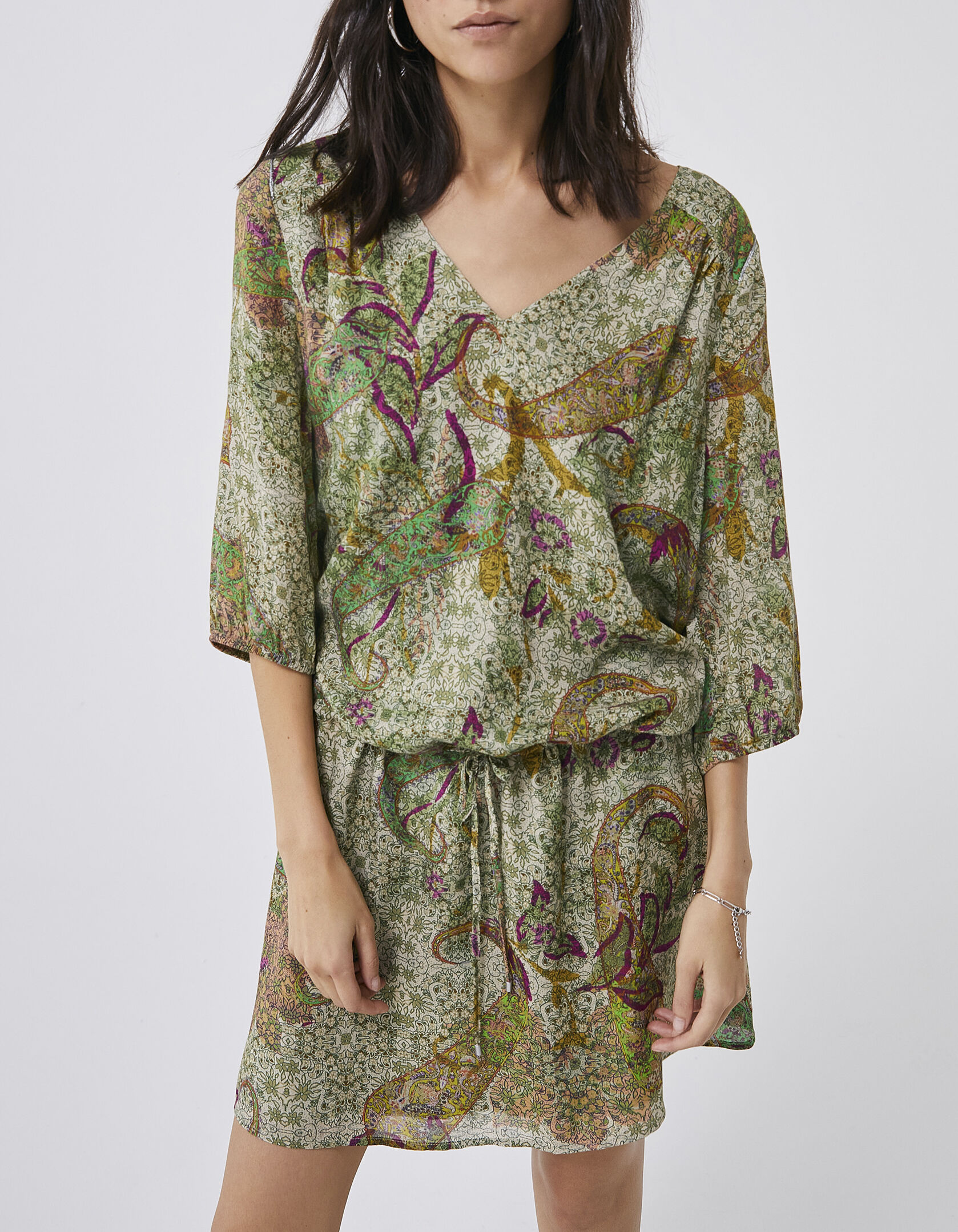 Robe clearance imprimé cachemire