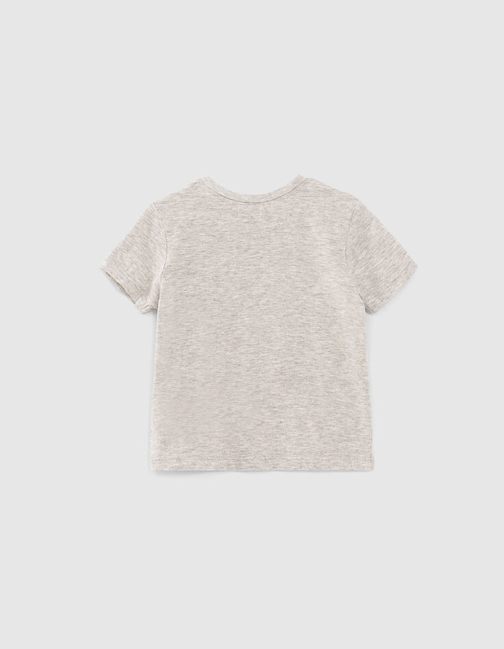 T-Shirt mit Basketball- und Blätterprint für Babyjungen -3 T-Shirt mit Basketball- und Blätterprint für Babyjungen -3