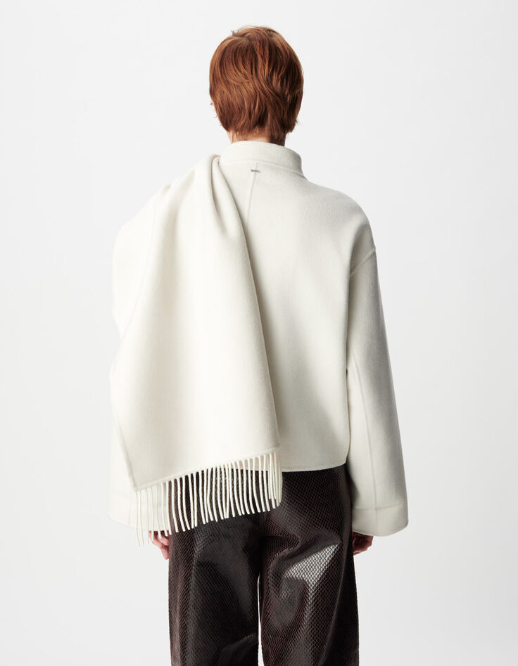 Kurzer Double-Face-Mantel f&uuml;r Damen-3